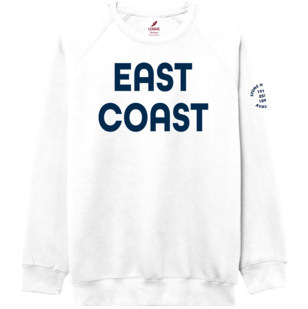 Unisex East Coast Essential Crew - White