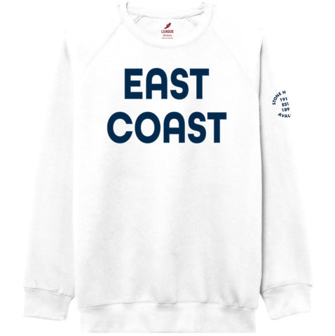 Unisex East Coast Essential Crew - White….coming back soon!