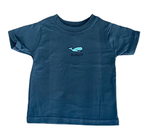 Avalon Infant Tee Whale Indigo