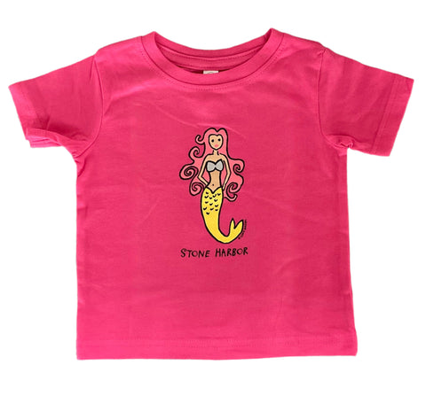 Stone Harbor Infant Tee Mermaid Pink