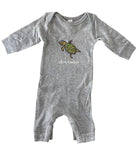 Stone Harbor Infant Long Romper Turtle Heather