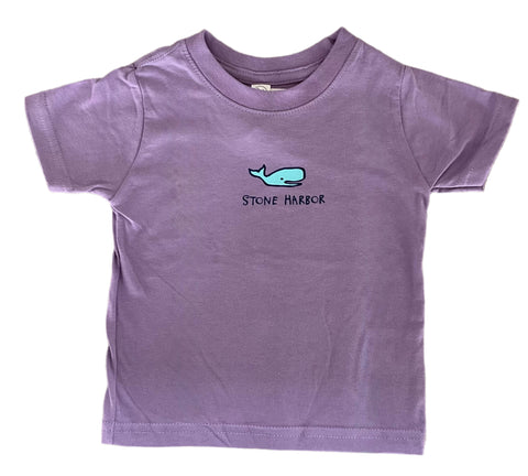Stone Harbor Infant Tee Whale Lavender
