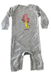 Avalon Infant Long Romper Mermaid Heather