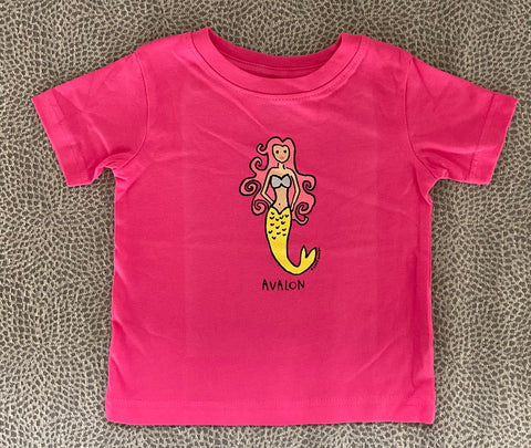 Avalon Infant Tee Mermaid Pink