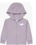 AV Infant Full Zip Lavender Whale