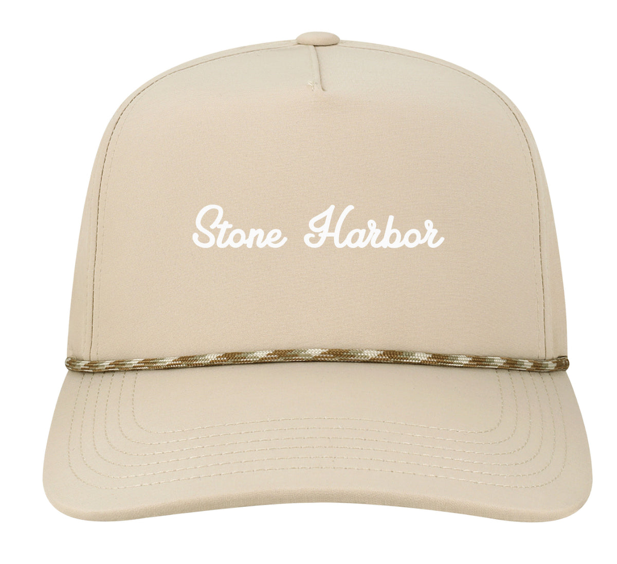 Caddy Stone Harbor Stone/Rattler Rope Hat – League Shore