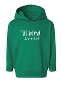 ‘lil bird Toddler Hoodie Kelly Green