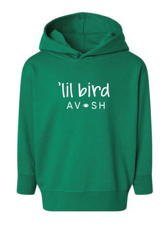 ‘lil bird Toddler Hoodie Kelly Green