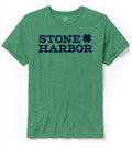 Unisex Stone Harbor Clover Victory Falls Tee - Heather Kelly Green