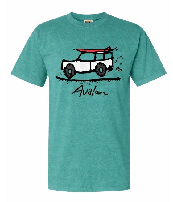 Avalon Adult Road Trip Seafoam  (design on back too)