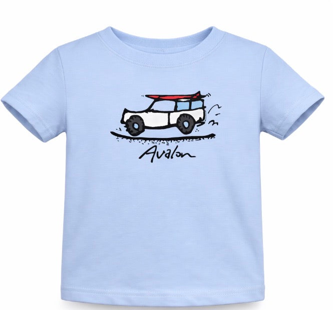 Avalon Infant Tee Road Trip Lt Blue
