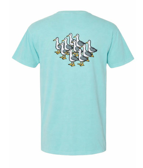Avalon Adult Seagull Tee Chalky Mint (design on back too)
