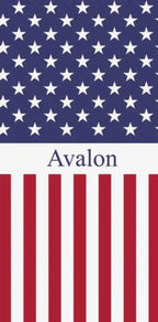 Avalon Flag Beach Towel 30"x60"