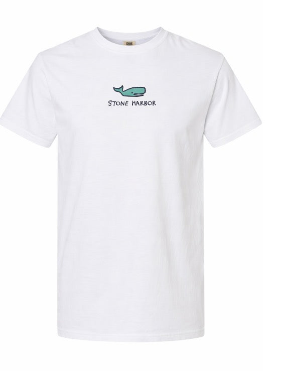 Stone Harbor Kids Whale White  (design on back too)