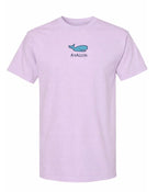 Avalon Adult Whale Orchid Tee  (design on back too)