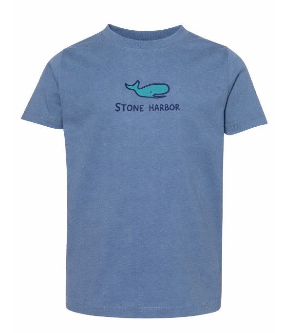 Stone Harbor Infant Tee Whale Indigo