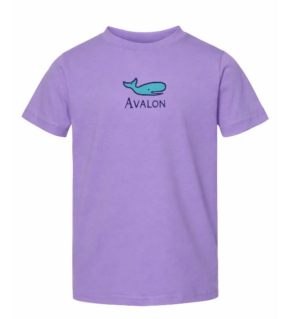 Avalon Infant Tee Whale Lavender