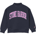 Youth Stone Harbor Diana Mock Neck - Navy