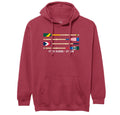Unisex Stone Harbor Avalon Embroidered Oars Essential Hood 2.0 - Cardinal