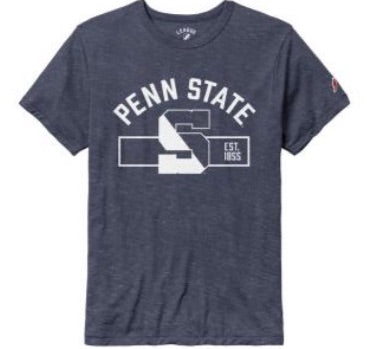 Men's Penn State Tee - Heather Navy