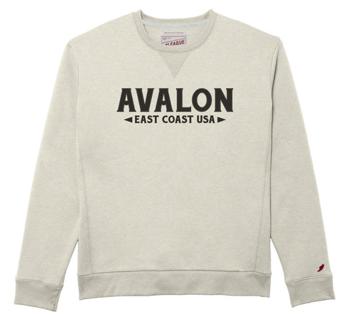 Unisex Avalon East Coast USA 1991 Crew - Oatmeal ** 20% END OF SUMMER SALE
