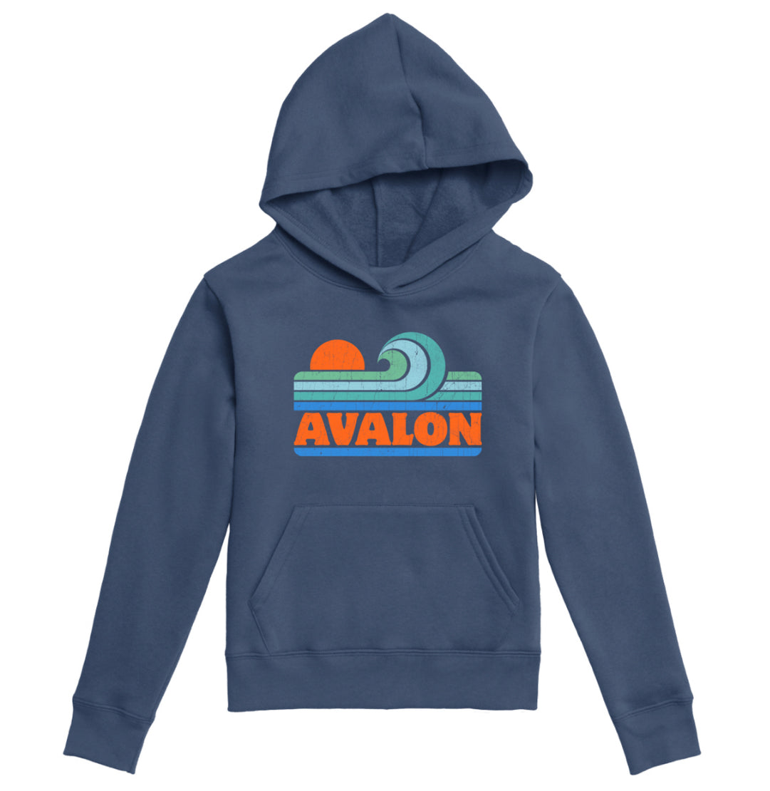 Kids Avalon New Wave Essential Hood - Indigo