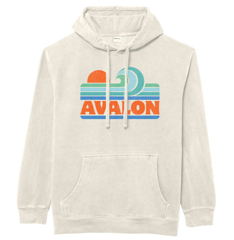 Unisex Avalon New Wave Pigment Dyed Hood - distressed Butter Yellow ** 20% END OF SUMMER SALE