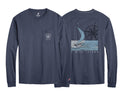 Men's Stone Harbor Navigator Long Sleeve Pocket Tee - Spring Navy