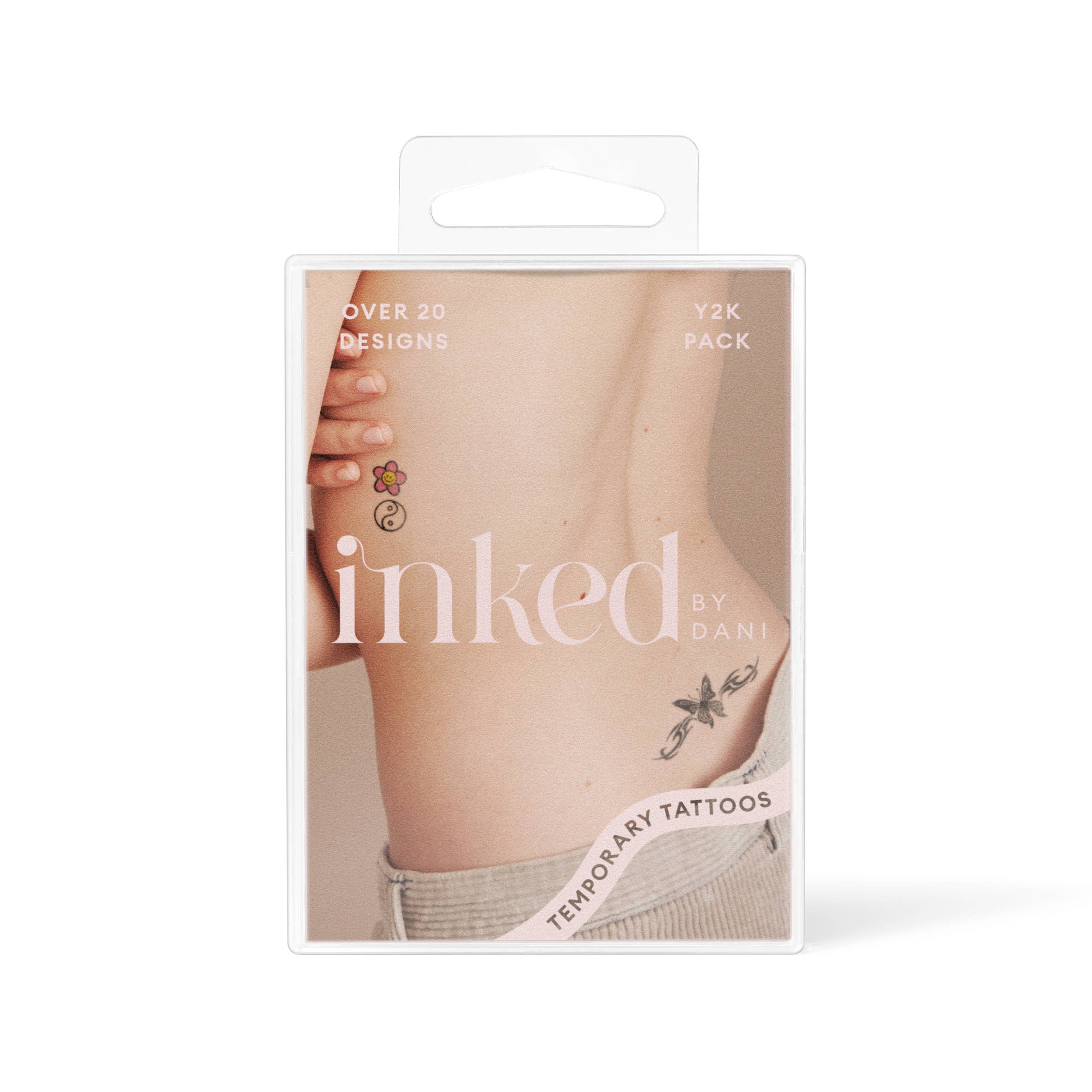 Y2K Nostalgia Temporary Tattoo Pack