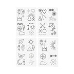 Doodle Temporary Tattoo Pack
