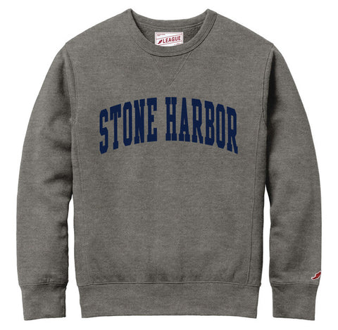 Men's Stone Harbor Stadium Crew - Phys Ed Gray