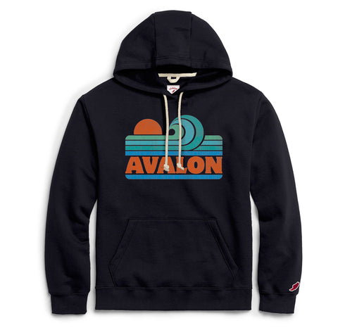 Avalon Essential Fleece Hoodie - Navy Unisex