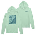Men's Back Bays Map UPF 50 Sundial Hoodie - Pale Mint