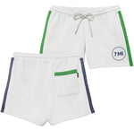 Women's 7 Mile Island Chaser Striped Shorts - Classic White