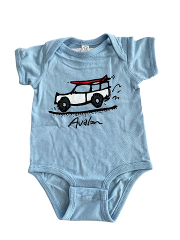 Avalon Onesie Road Trip Lt Blue