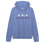 Men's Avalon Jersey Slub Long Sleeve Hoodie - Power Blue