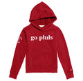 Kids Go Phils Essential Fleece Youth Hood - Cardinal