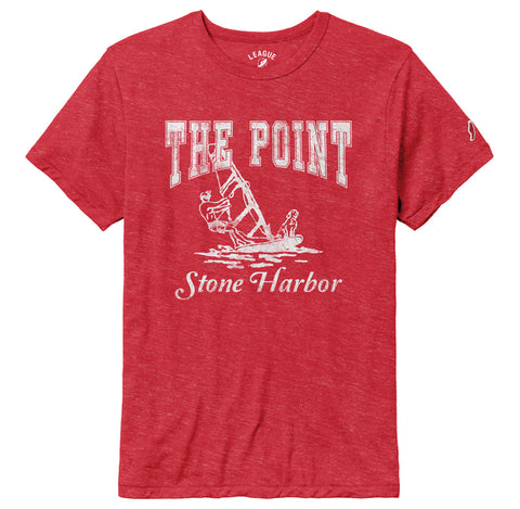Men's 'The Point’ Victory Falls Tee - Heather True Red