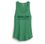 Women's Avalon Intramural Tank - Heather Kelly Green