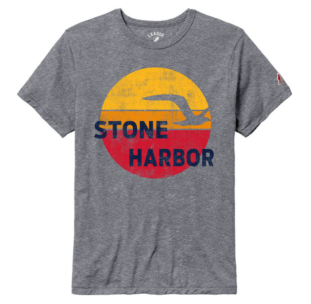 Men's SH Sunset Bird Victory Falls Tee - Fall Heather