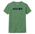 Kids Avalon Clover Victory Falls Tee - Heather Kelly Green