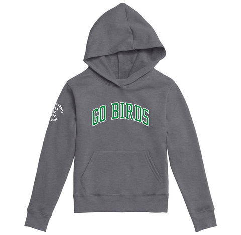 Kids Go Birds Essential Hood - Graphite