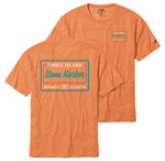 Men's SH Reclaim Tee - Sunset w/ teal rectangle