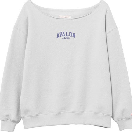 Womens Avalon Tiffany Wave Off The Shoulder - Sno White