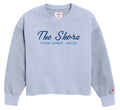 Women's The Shore Reverse Fleece Oversize Midi - Cashmere Blue