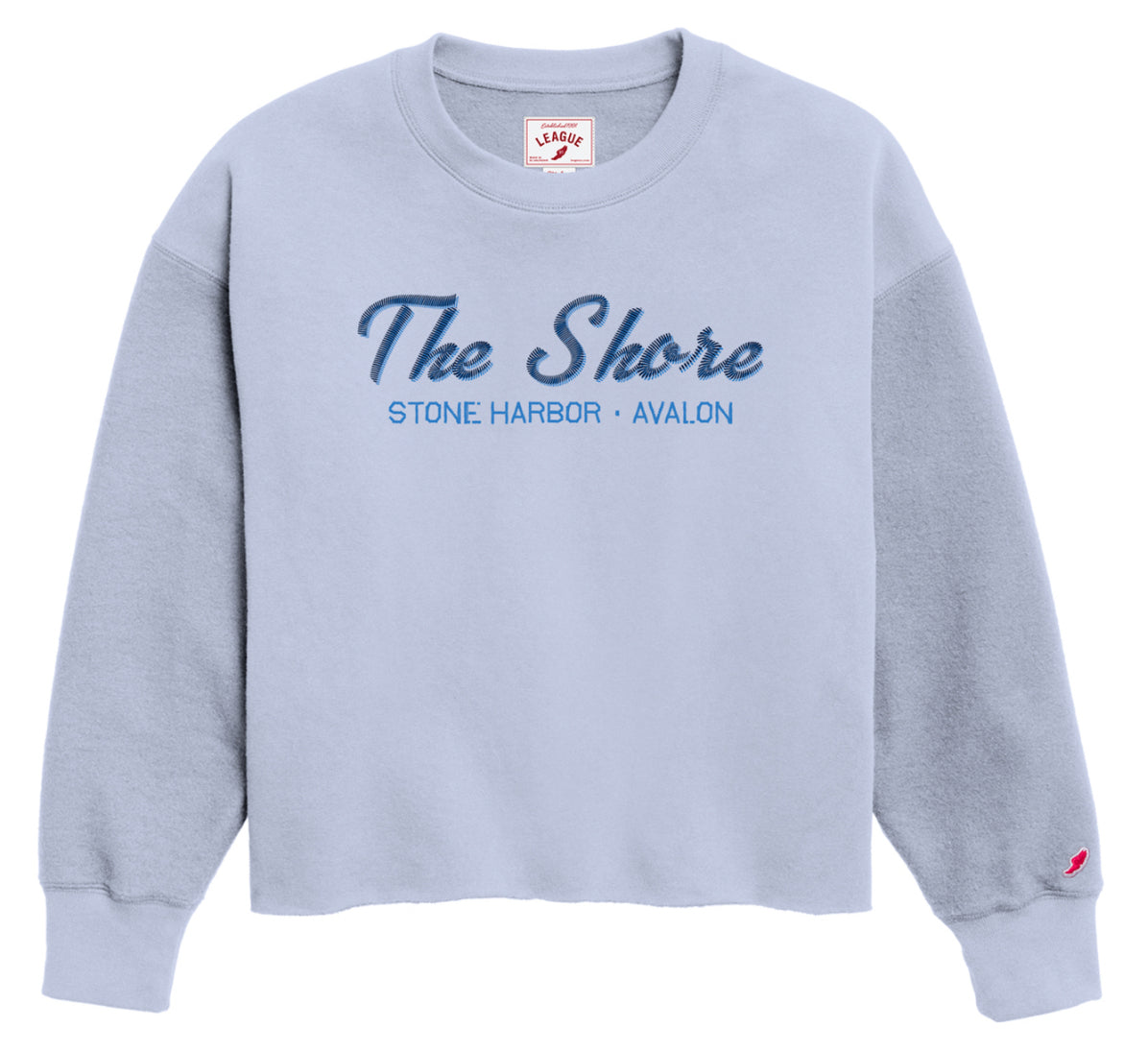 Women's The Shore Reverse Fleece Oversize Midi - Cashmere Blue