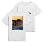 Men's Avalon Fishing Pier Pocket Tee - White ** 30% END OF SEASON SALE