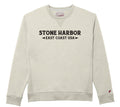 Unisex Stone Harbor East Coast USA 1991 Crew - Oatmeal
