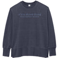 Women's Shore Thing Weathered Fleece Crew - Heather Navy