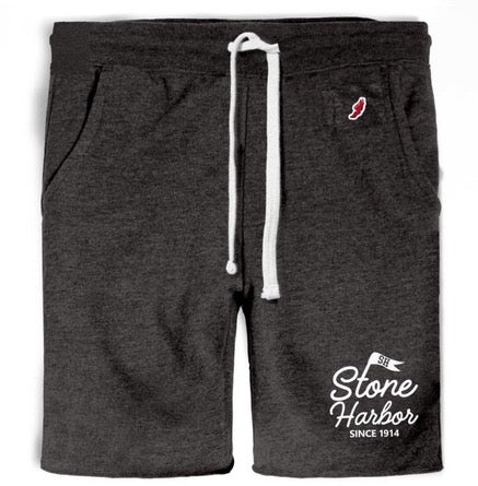 Men's Stone Harbor Heritage Jogger Short - Heather Onyx